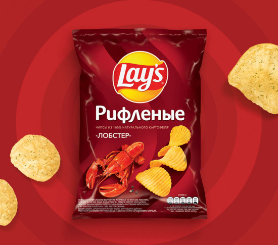 Чипсы картофельные рифлёные «Лобстер»