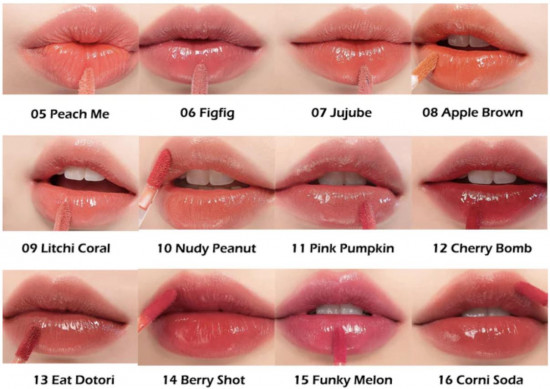 Тинт для губ «Juicy lasting tint», тон 09 Litchi Coral