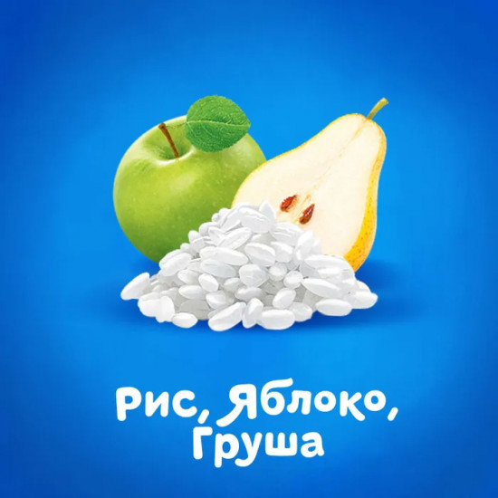 Каша молочная рисовая с яблоком и грушей «Засыпай-ка»