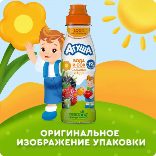 Напиток вода с соком «Садовые ягоды»