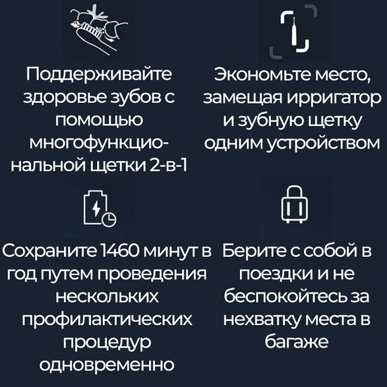 Зубная щетка электрическая с ирригатором Soocas Neos T03