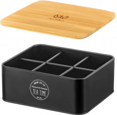 Контейнер для хранения чайных пакетиков с бамбуковой крышкой «Tea time» - Фото 6