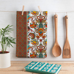 Комплект вафельных полотенец «Сокровища Персии» - Фото 1