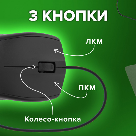 Мышь проводная Sonnen М-201