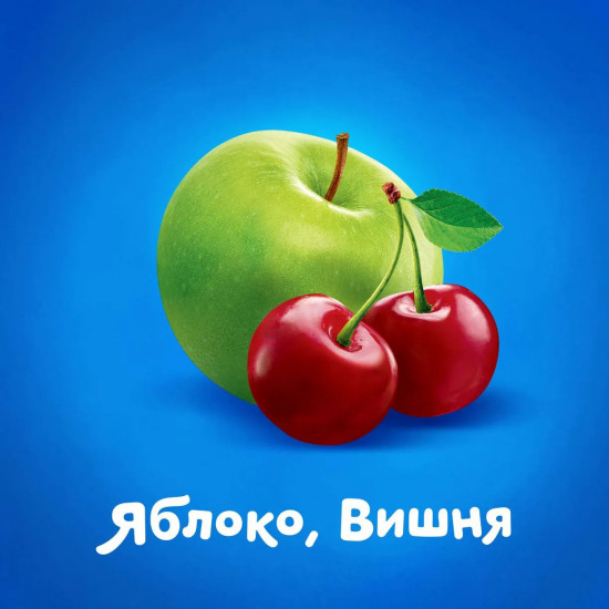 Сок детский осветленный «Яблоко-Вишня»