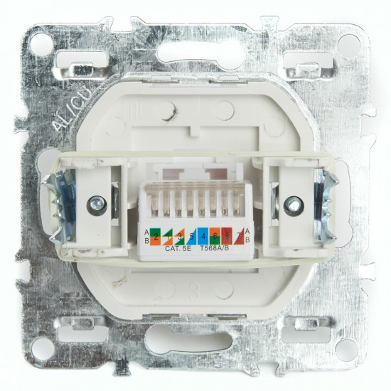 Розетка компьютерная одноместная RJ-45