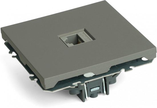 Розетка компьютерная одноместная RJ-45