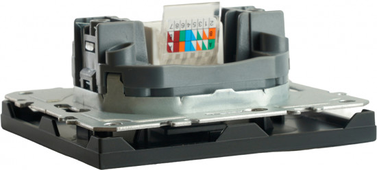 Розетка компьютерная одноместная RJ-45
