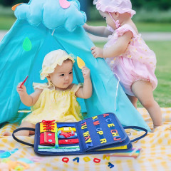 Книжка-бизиборд «Папка Монтессори» - Фото 4