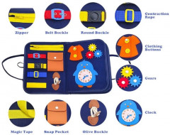 Книжка-бизиборд «Папка Монтессори» - Фото 5