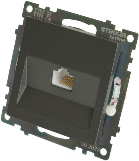 Розетка компьютерная одноместная RJ-45