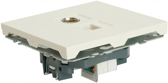 Розетка TV и компьютерная RJ-45