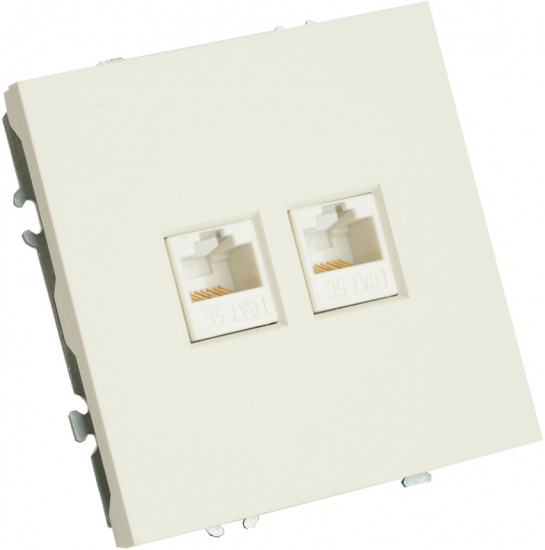 Розетка компьютерная двухместная RJ-45