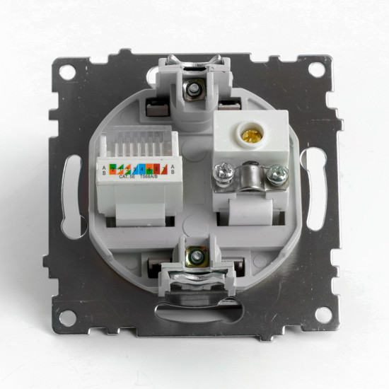 Розетка TV и компьютерная GLS00-7106-04
