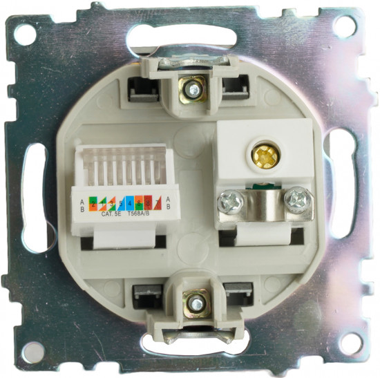 Розетка TV и компьютерная GLS00-7106-06