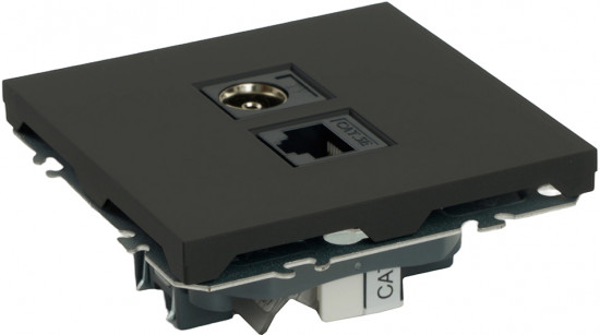 Розетка TV и компьютерная RJ-45
