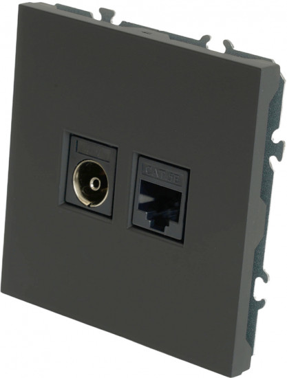 Розетка TV и компьютерная RJ-45