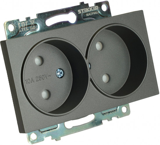 Розетка двухместная GLS10-7113-06
