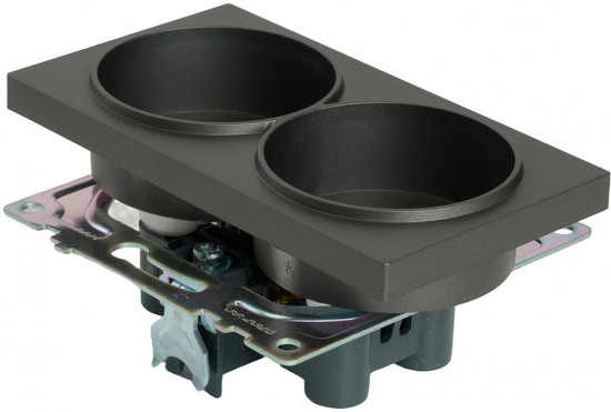 Розетка двухместная GLS10-7113-06