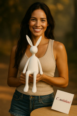 Фигурка для росписи «Зайчик» - Фото 2