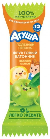 Батончик фруктовый «Яблоко-Банан»