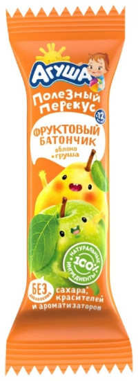 Батончик фруктовый «Яблоко-Груша»