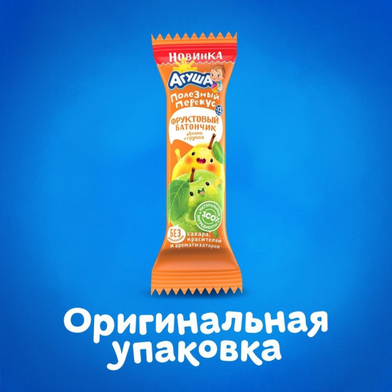 Батончик фруктовый «Яблоко-Груша»