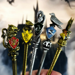 Набор кистей для макияжа в чехле «Факультеты Хогвардса» - Фото 1