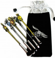 Набор кистей для макияжа в чехле «Факультеты Хогвардса» - Фото 3