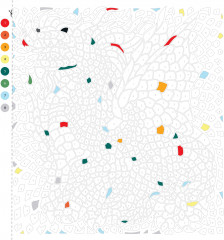 Волшебный мир. Раскрась наклейками, по номерам, по пикселям, обведи по точкам - Фото 5