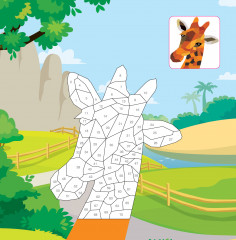 Цветовая симфония. Раскрась наклейками, по номерам, по пикселям, обведи по точкам - Фото 7