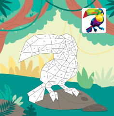 Цветовая симфония. Раскрась наклейками, по номерам, по пикселям, обведи по точкам - Фото 8