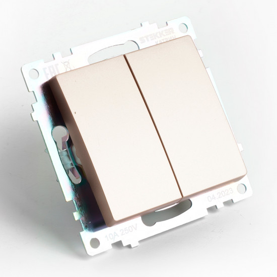 Переключатель двухклавишный GLS10-7107-02