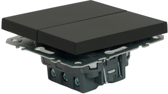 Переключатель двухклавишный RSW10-5107-05