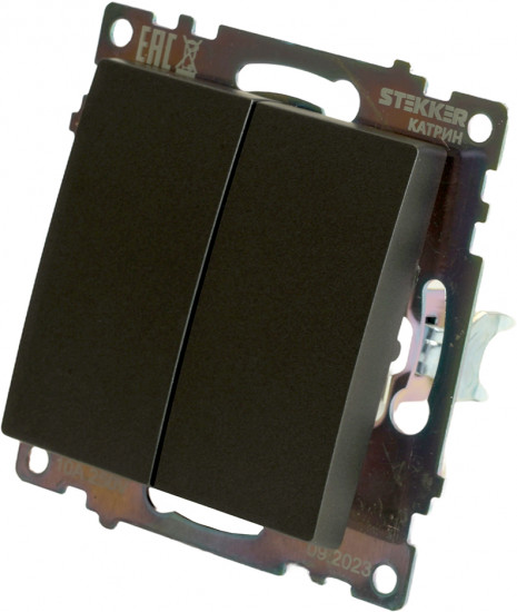 Переключатель двухклавишный GLS10-7107-06