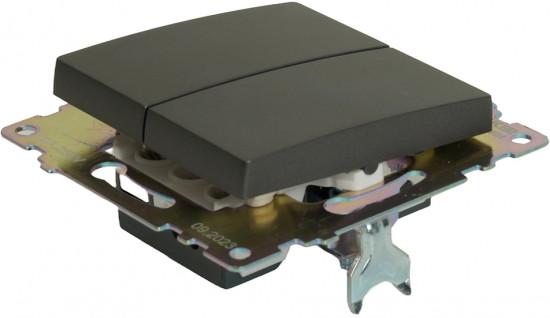 Переключатель двухклавишный GLS10-7107-06