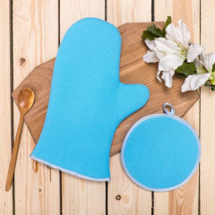 Набор кухонный: рукавица, прихватка - Фото 2