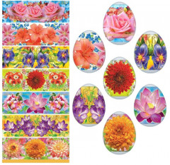 Термоусадочная плёнка «Цветы» на 7 яиц - Фото 1