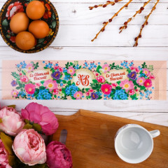 Ободок для кулича «Цветочная композиция» - Фото 1