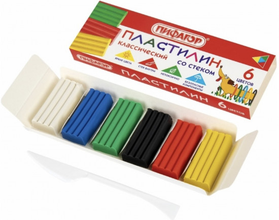 Пластилин классический со стеком
