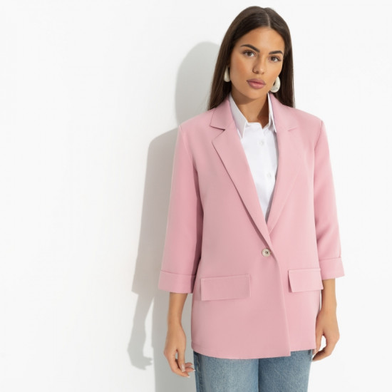 Жакет с подплечниками Всемирное признание (pink)