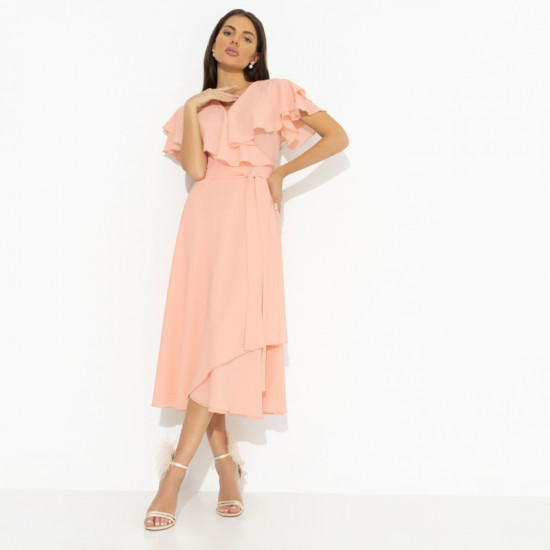 Платье на запах Счастье влюбленности (розовый поцелуй)