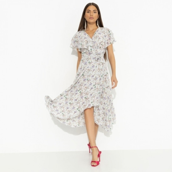 Платье нарядное Счастье влюбленности (серый)