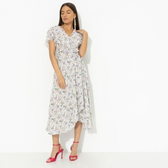 Платье нарядное Счастье влюбленности (серый)