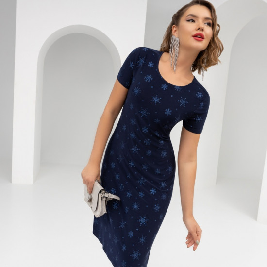 Платье с открытой спинкой Северное сияние