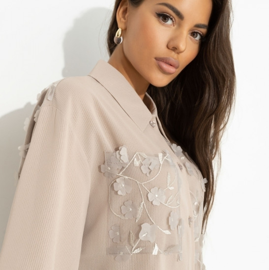 Рубашка нарядная Смелое решение (beige)