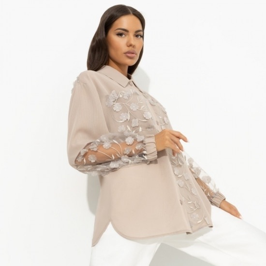 Рубашка нарядная Смелое решение (beige)