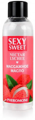 Масло массажное с феромонами «Sexy Sweet Nectar Lychee» - Фото 2