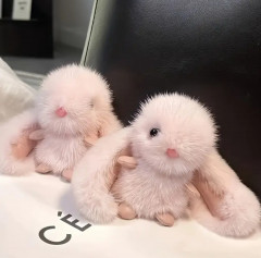 Брелок «Пушистый заяц» - Фото 5