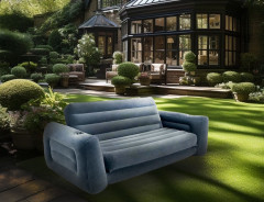 Диван-трансформер надувной двуспальный - Фото 5